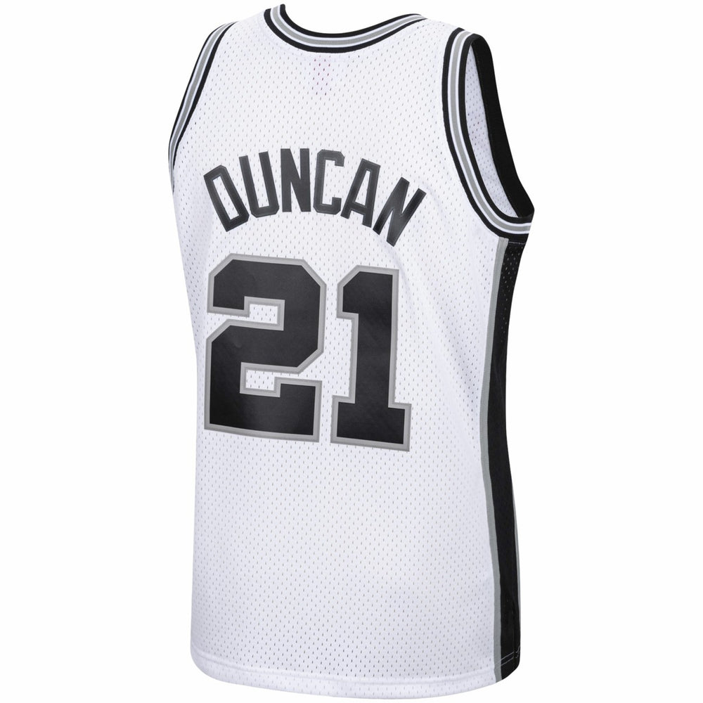 Mitchell & Ness Tim Duncan San Antonio Spurs 1998/99 Hardwood Classics Swingman Jersey White