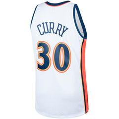 Mitchell & Ness Stephen Curry Golden State Warriors Hardwood Classics Swingman Jersey White