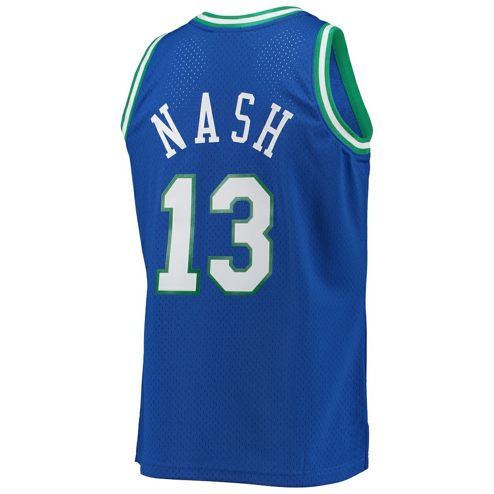Mitchell & Ness Steve Nash Dallas Mavericks 1998/99 Hardwood Classics Swingman Jersey Blue
