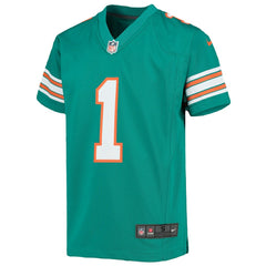 Tua Tagovailoa Miami Dolphins Youth Game Jersey - Aqua - Nike