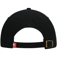47 brand Atlanta Hawks '47 Core Logo Clean Up Adjustable Hat Black