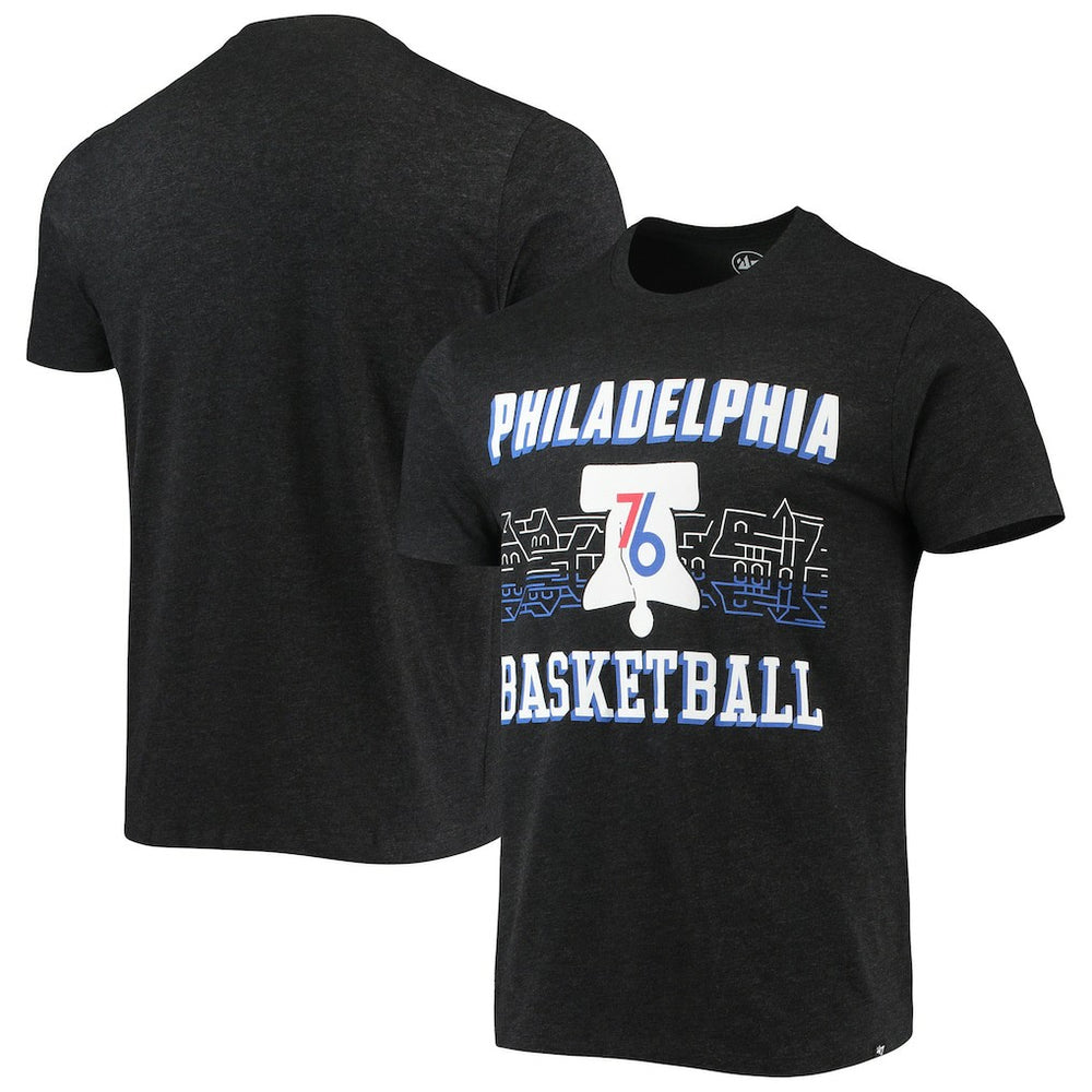 47 brand Philadelphia 76ers '47 City Edition Club T-Shirt Black