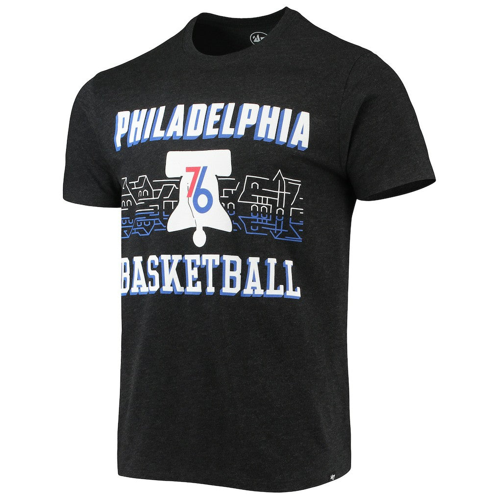 47 brand Philadelphia 76ers '47 City Edition Club T-Shirt Black