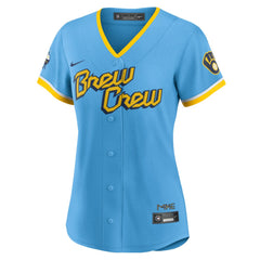 Christian Yelich Milwaukee Brewers Nike Women's City Connect Replica Player Jersey Sale