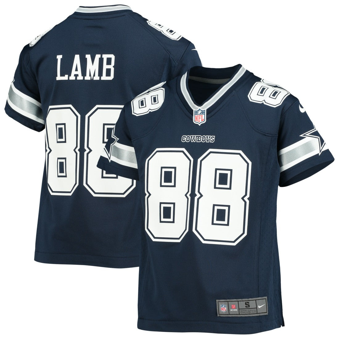 CeeDee Lamb Dallas Cowboys Youth Player Game Jersey - Navy - Nike
