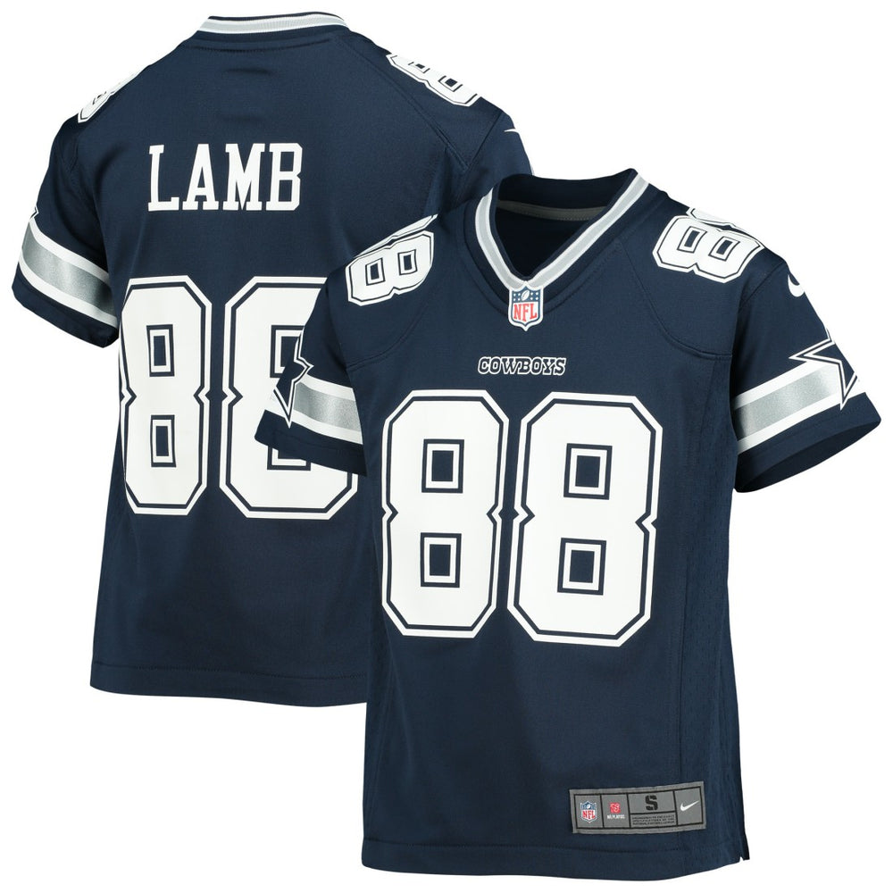 CeeDee Lamb Dallas Cowboys Youth Player Game Jersey - Navy - Nike