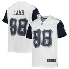 CeeDee Lamb Dallas Cowboys Youth Alternate Game Jersey - White - Nike