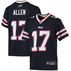 Josh Allen Buffalo Bills Youth Inverted Team Game Jersey - Navy - Nike