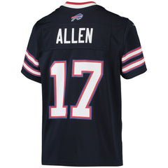 Josh Allen Buffalo Bills Youth Inverted Team Game Jersey - Navy - Nike