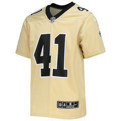 Alvin Kamara New Orleans Saints Youth Inverted Team Game Jersey - Gold - Nike