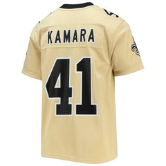 Alvin Kamara New Orleans Saints Youth Inverted Team Game Jersey - Gold - Nike