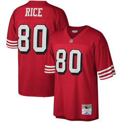 Jerry Rice San Francisco 49ers Legacy Replica Jersey - Scarlet - Mitchell & Ness