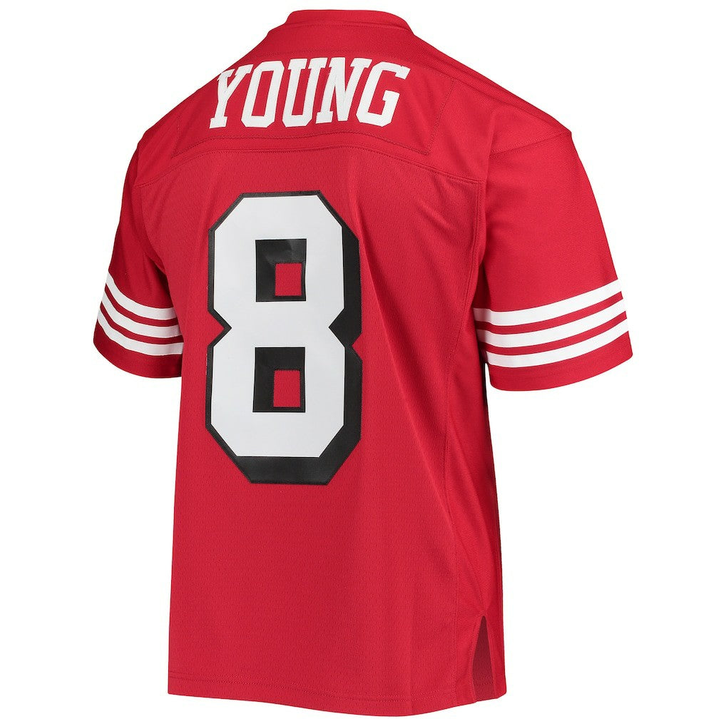 Steve Young San Francisco 49ers Legacy Replica Jersey - Scarlet - Mitchell & Ness