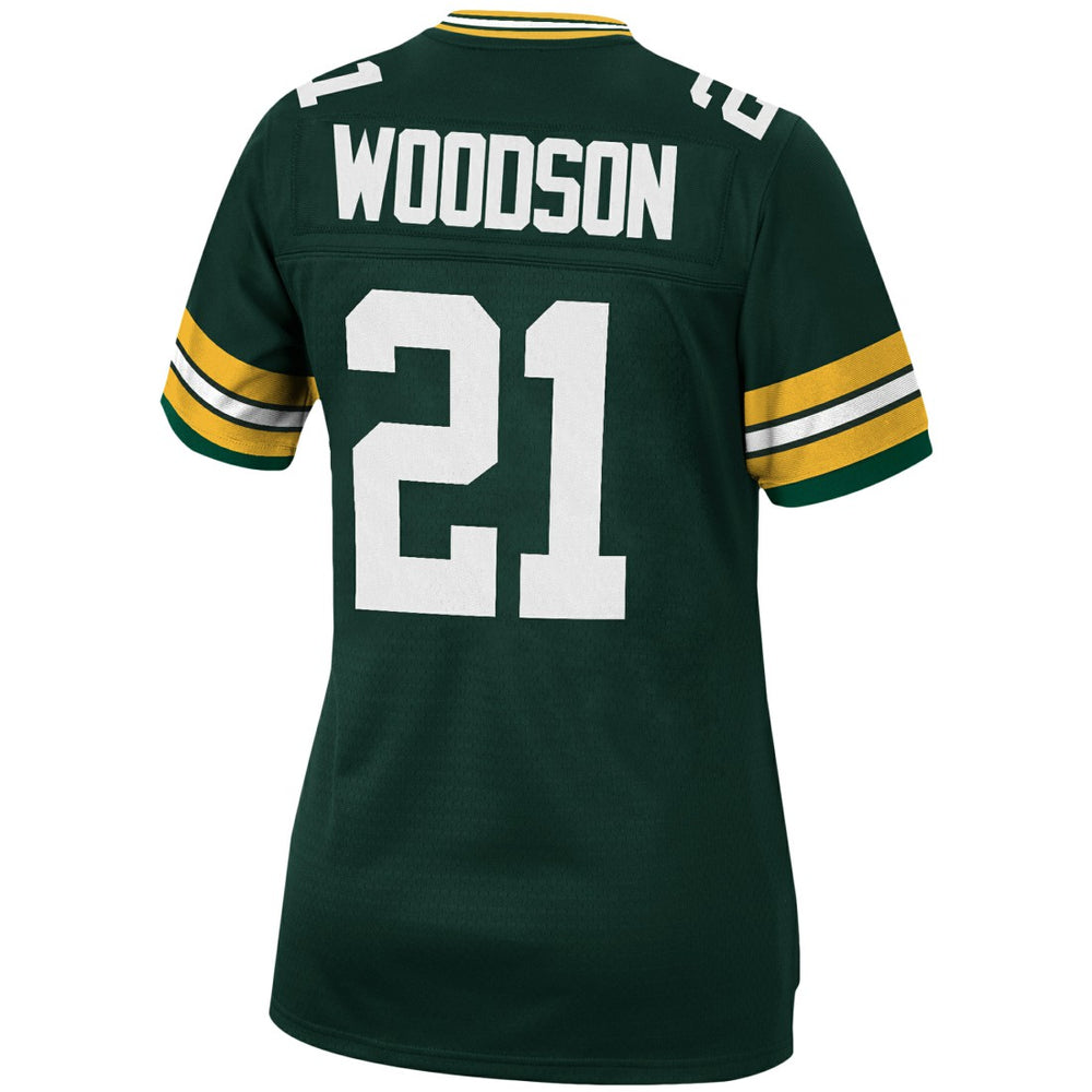 Charles Woodson Green Bay Packers Women's 2010 Legacy Replica Player Jersey - Green - Mitchell & Ness