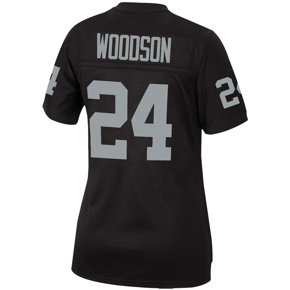 Charles Woodson Las Vegas Raiders Women's Legacy Replica Team Jersey - Black - Mitchell & Ness