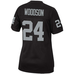 Charles Woodson Las Vegas Raiders Women's Legacy Replica Team Jersey - Black - Mitchell & Ness