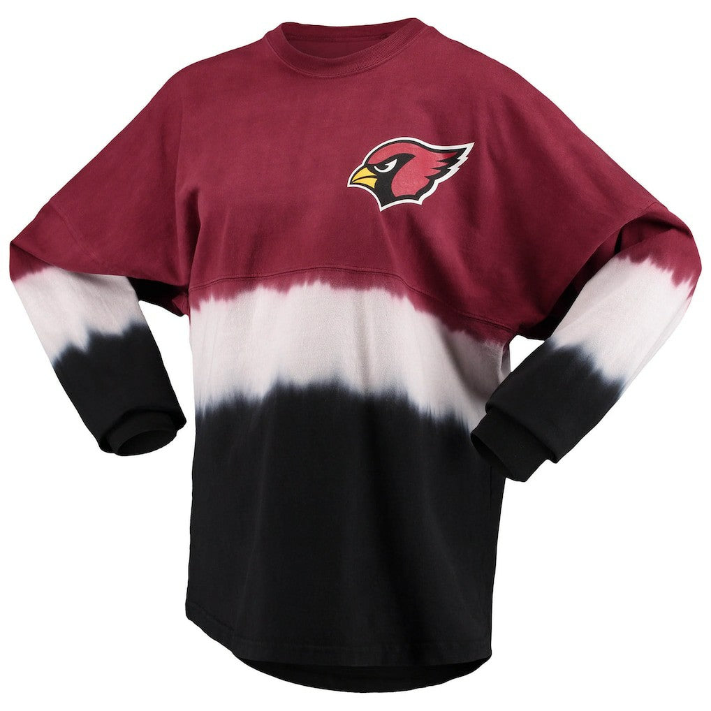 Arizona Cardinals Women's Ombre Long Sleeve T-Shirt - Cardinal/White - Fanatics