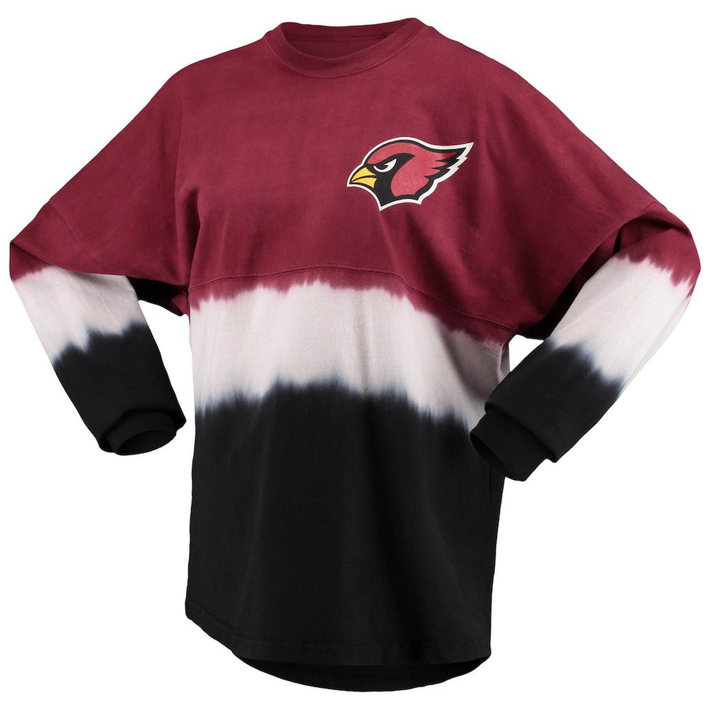 Arizona Cardinals Women's Ombre Long Sleeve T-Shirt - Cardinal/White - Fanatics