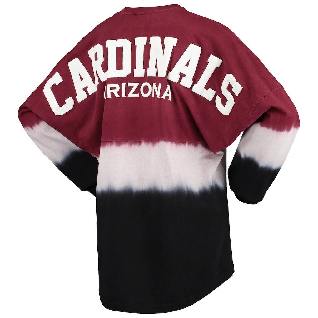 Arizona Cardinals Women's Ombre Long Sleeve T-Shirt - Cardinal/White - Fanatics