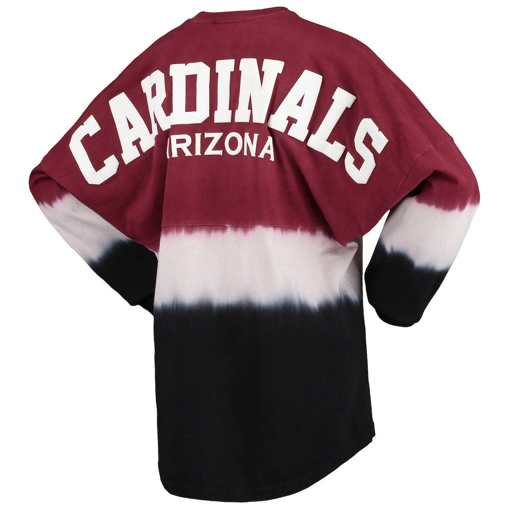 Arizona Cardinals Women's Ombre Long Sleeve T-Shirt - Cardinal/White - Fanatics