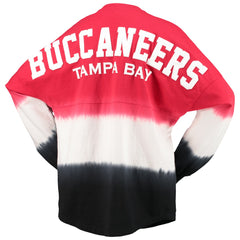 Tampa Bay Buccaneers Women's Ombre Long Sleeve T-Shirt - Red/Black - Fanatics