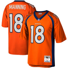 Peyton Manning Denver Broncos Legacy Replica Jersey - Orange - Mitchell & Ness
