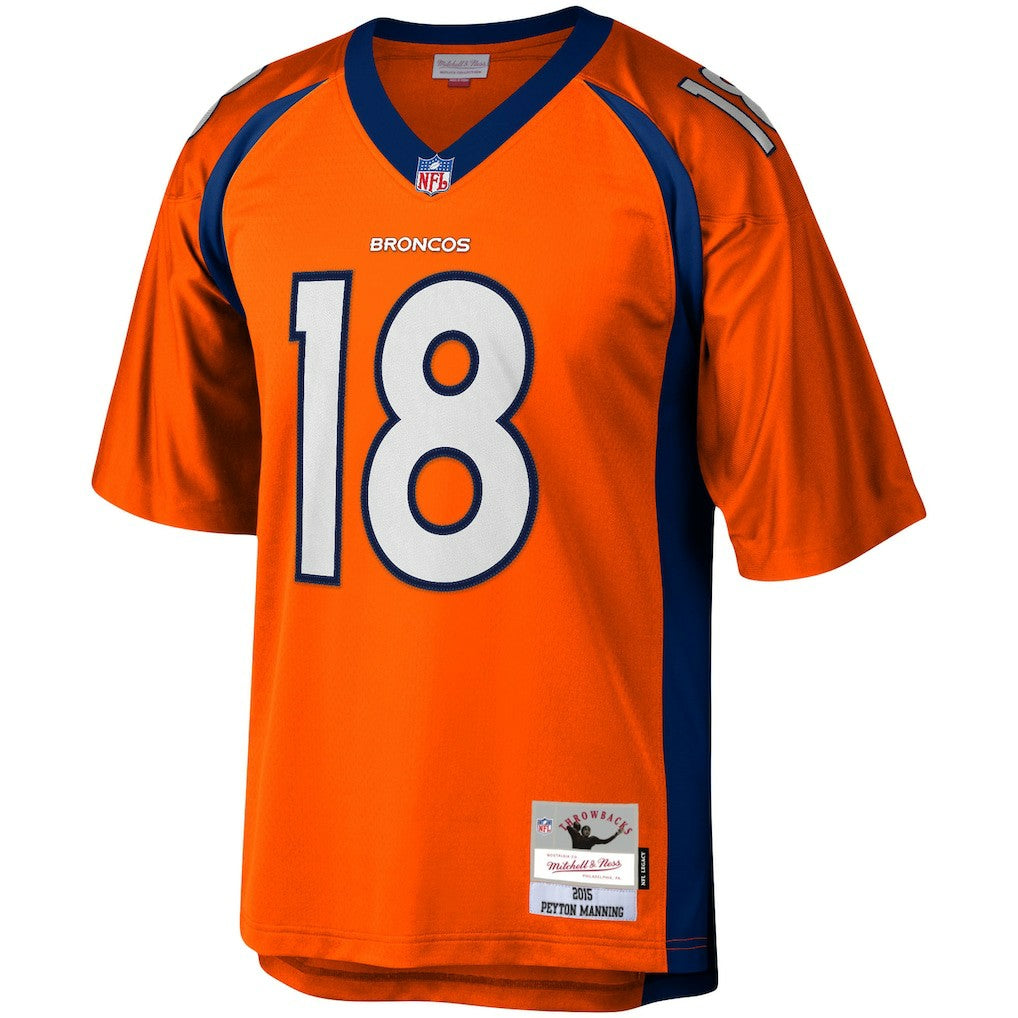 Peyton Manning Denver Broncos Legacy Replica Jersey - Orange - Mitchell & Ness