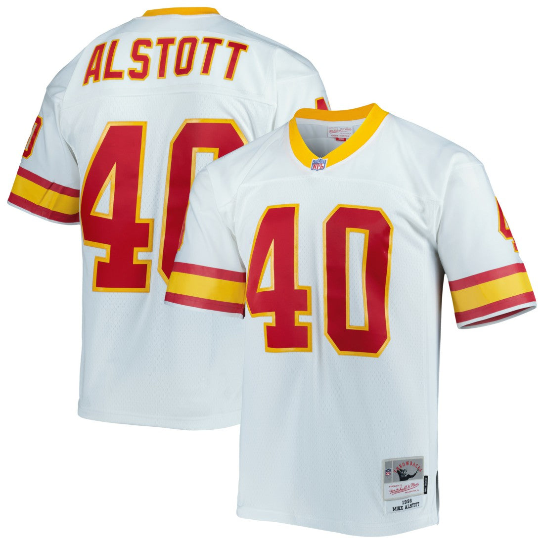 Mike Alstott Tampa Bay Buccaneers Legacy Replica Jersey - White - Mitchell & Ness