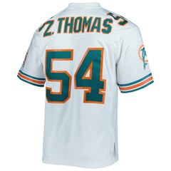 Zach Thomas Miami Dolphins Legacy Replica Jersey - White - Mitchell & Ness