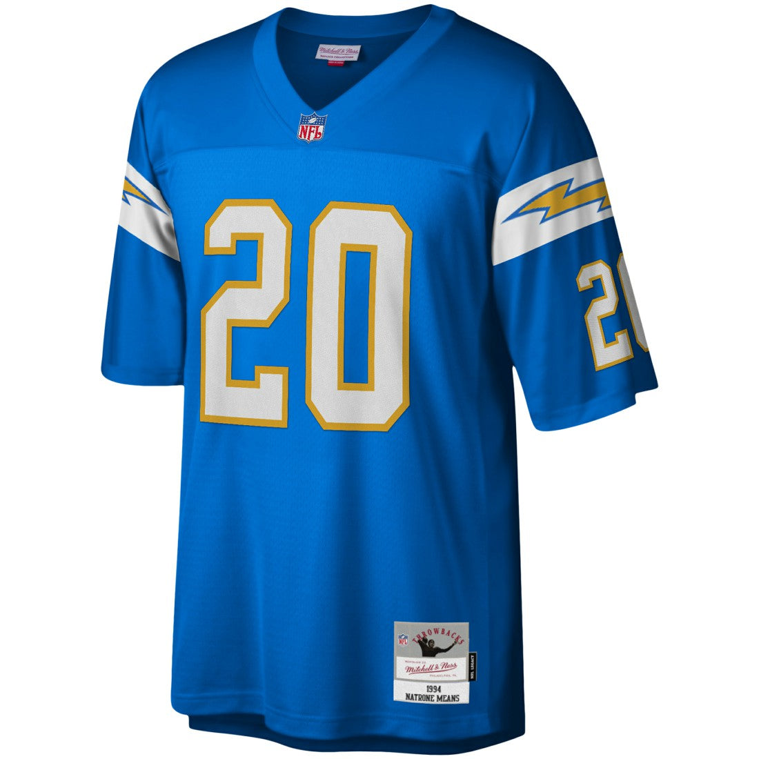 Natrone Means Los Angeles Chargers Legacy Replica Jersey - Powder Blue - Mitchell & Ness