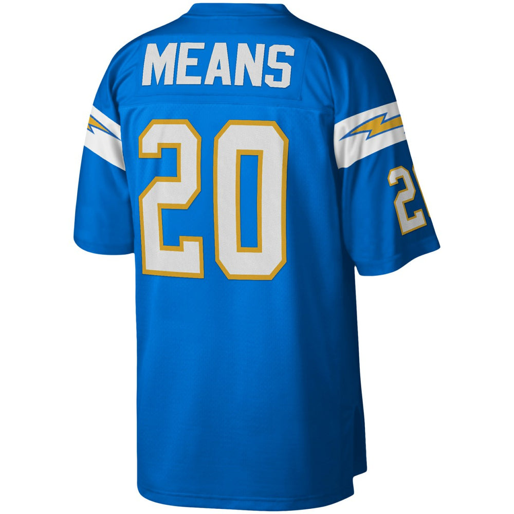 Natrone Means Los Angeles Chargers Legacy Replica Jersey - Powder Blue - Mitchell & Ness