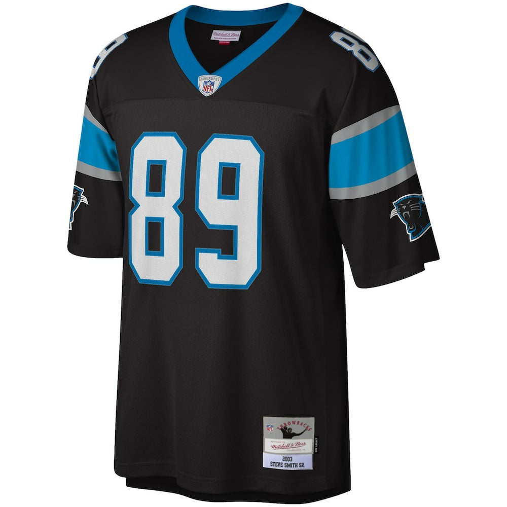 Steve Smith Carolina Panthers Legacy Replica Jersey - Black - Mitchell & Ness