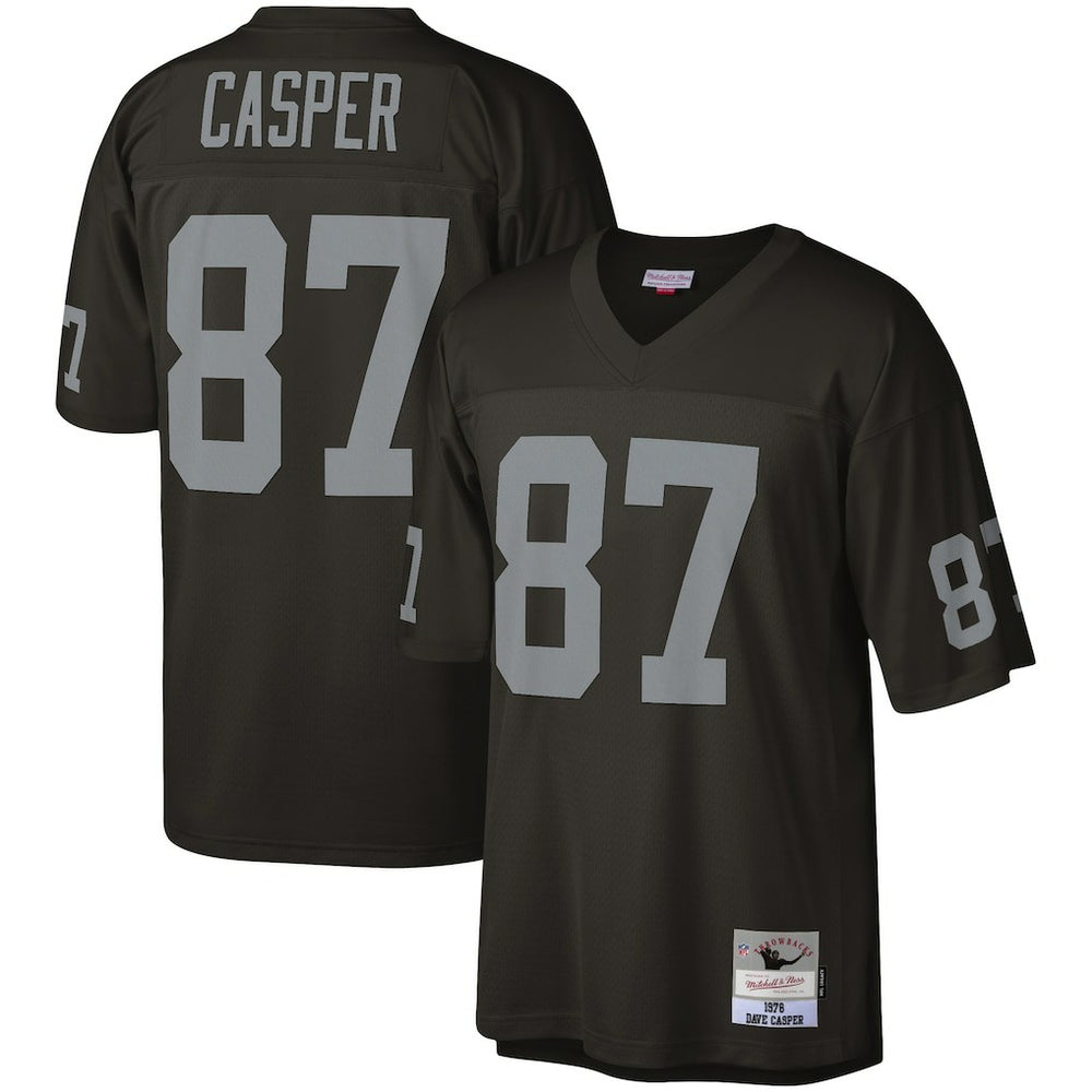 Dave Casper Las Vegas Raiders Legacy Replica Jersey - Black - Mitchell & Ness