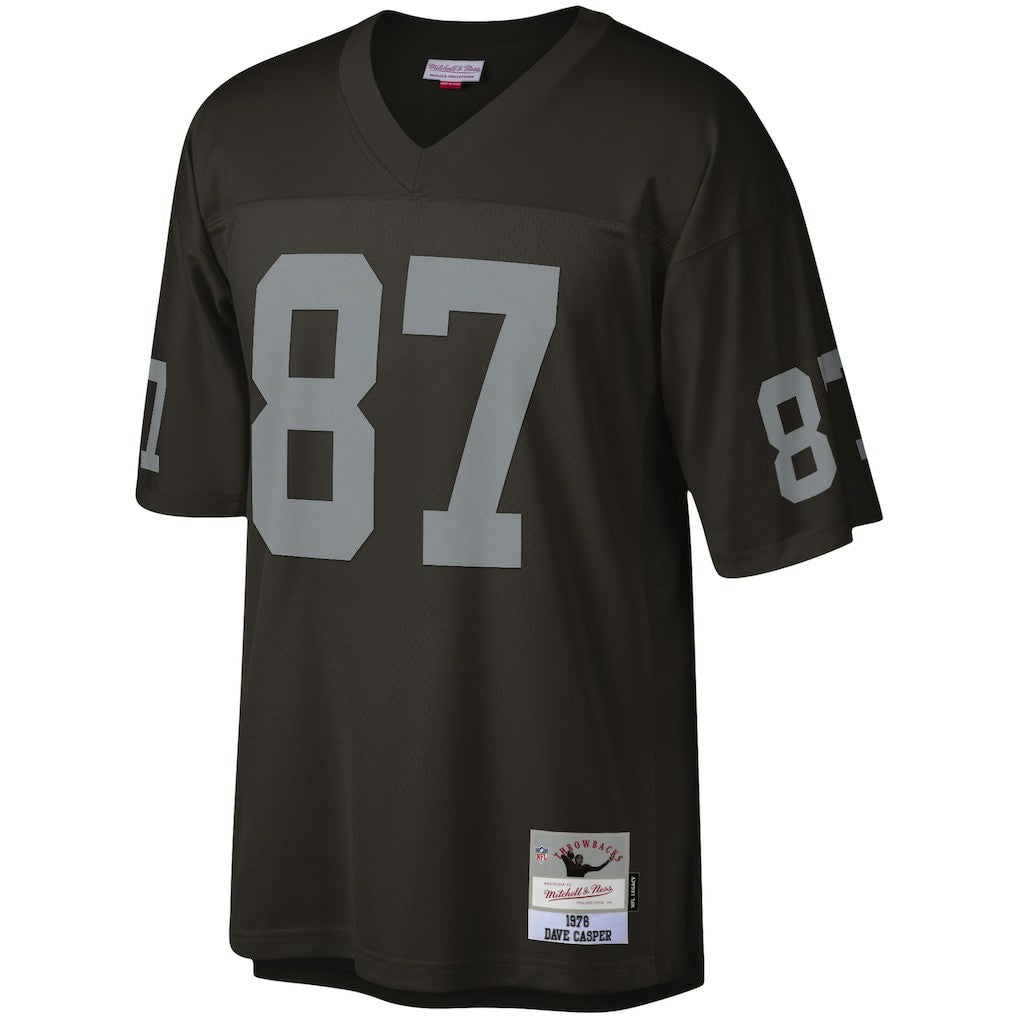 Dave Casper Las Vegas Raiders Legacy Replica Jersey - Black - Mitchell & Ness