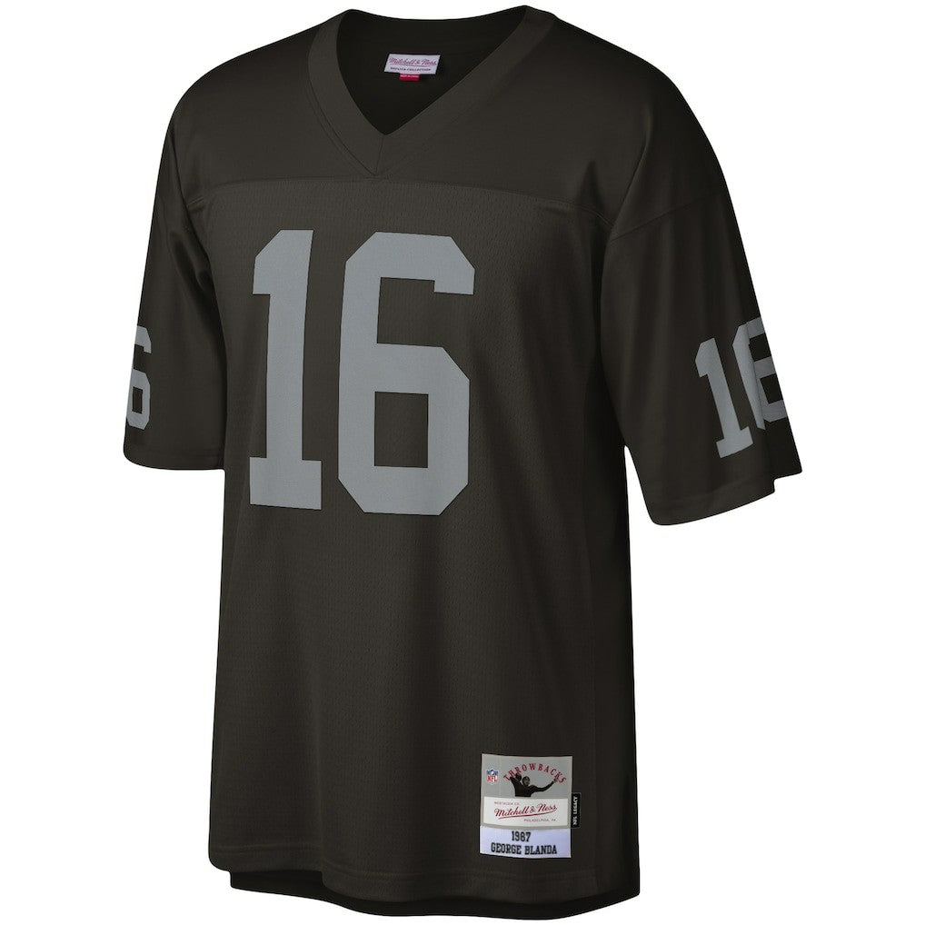 George Blanda Las Vegas Raiders Legacy Replica Jersey - Black - Mitchell & Ness