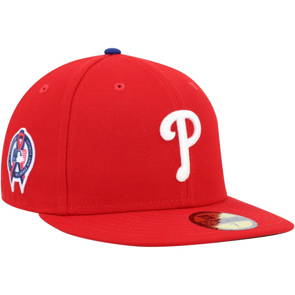 Philadelphia Phillies New Era 9/11 Memorial Side Patch 59FIFTY Fitted Hat Near Me