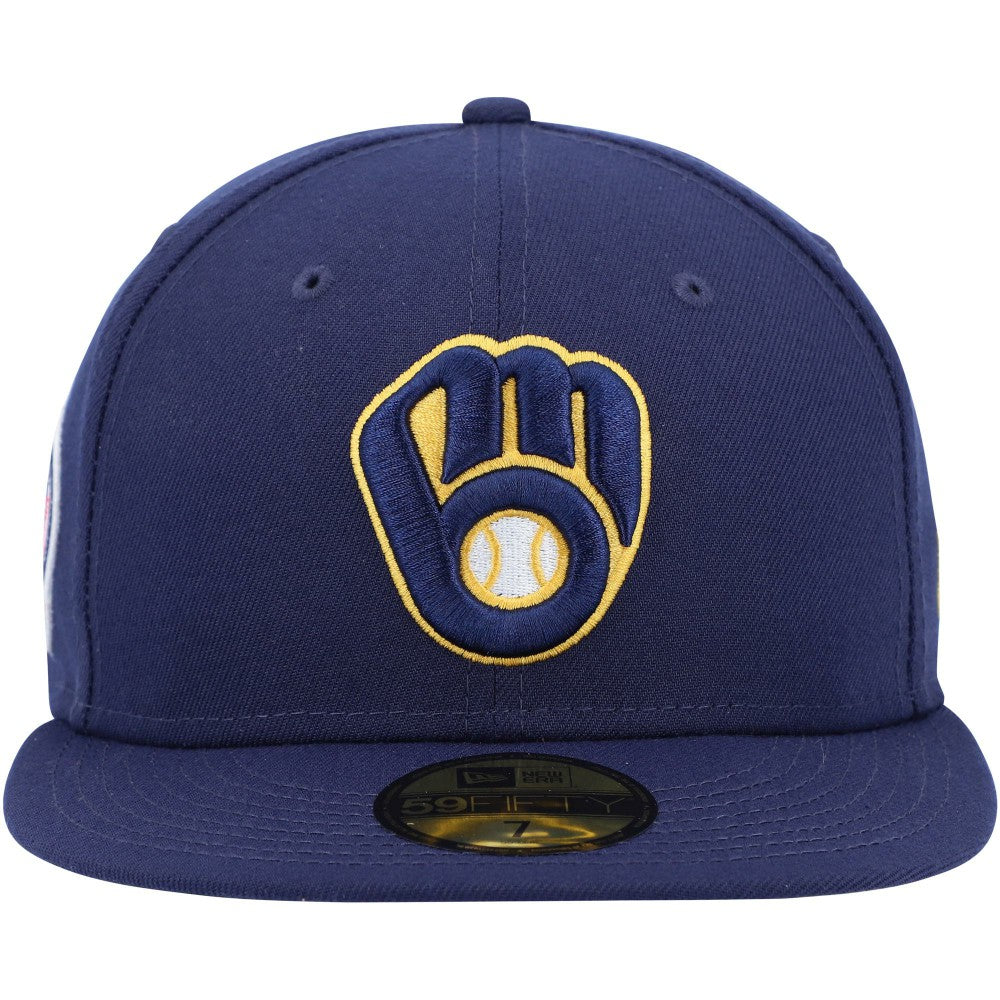 Milwaukee Brewers New Era 9/11 Memorial Side Patch 59FIFTY Fitted Hat for sale