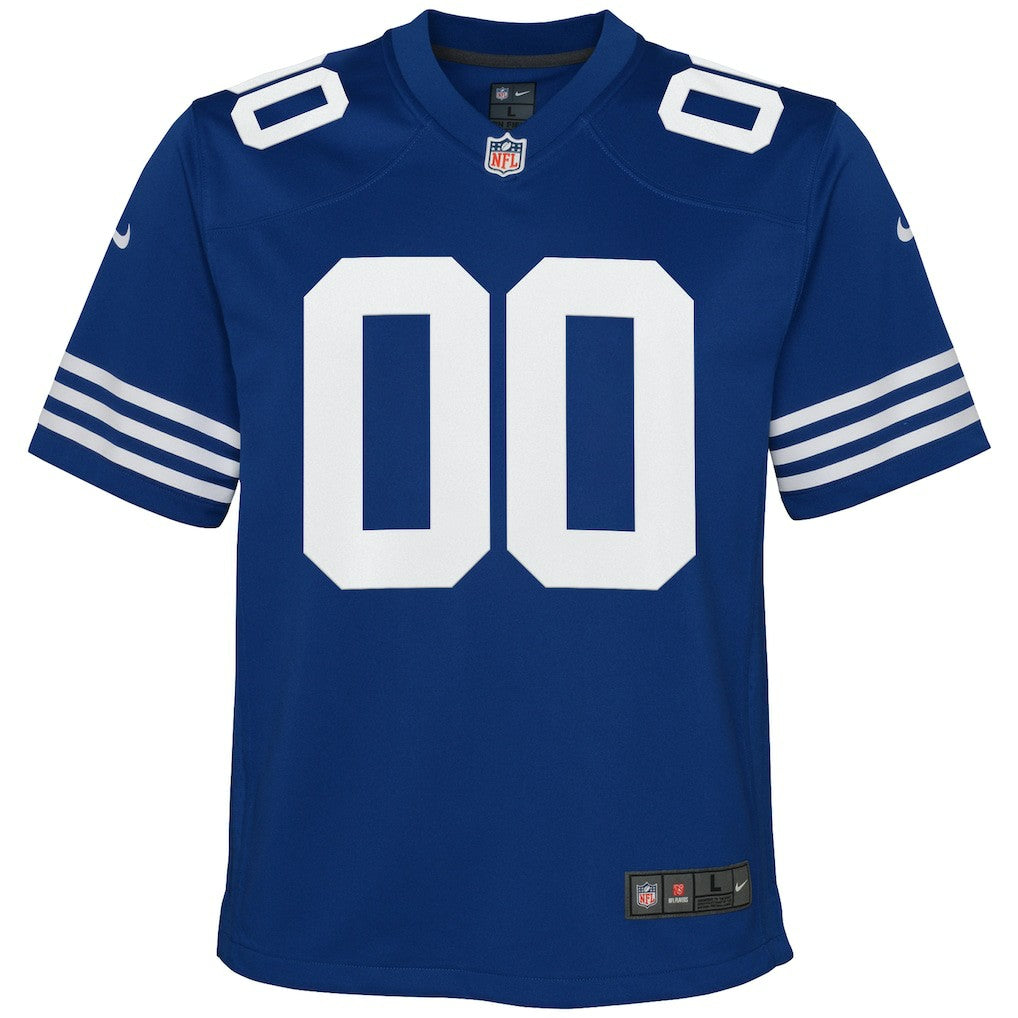 Indianapolis Colts Youth Alternate Custom Game Jersey - Royal - Nike