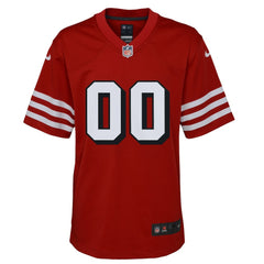 San Francisco 49ers Youth Alternate Custom Game Jersey - Scarlet - Nike