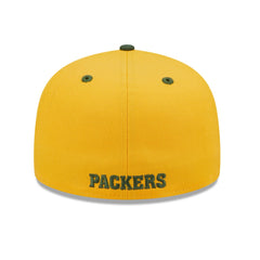 Green Bay Packers New Era Flipside 2Tone 59FIFTY Fitted Hat - Gold/Green - NFL