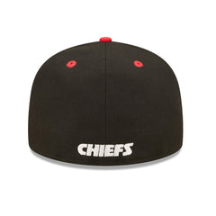 Kansas City Chiefs New Era Flipside 2Tone 59FIFTY Fitted Hat - Black/Red - NFL