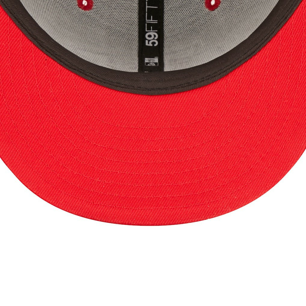 Kansas City Chiefs New Era Flipside 2Tone 59FIFTY Fitted Hat - Black/Red - NFL