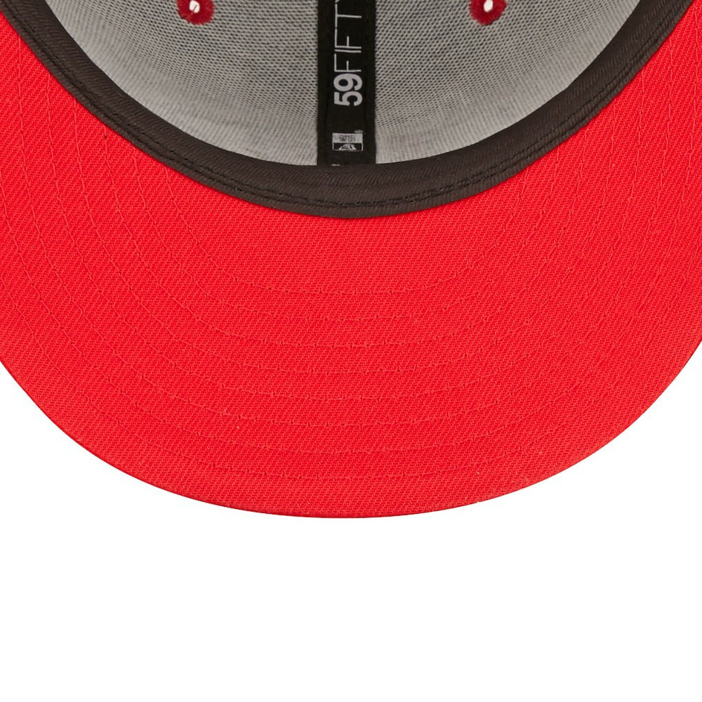 Kansas City Chiefs New Era Flipside 2Tone 59FIFTY Fitted Hat - Black/Red - NFL