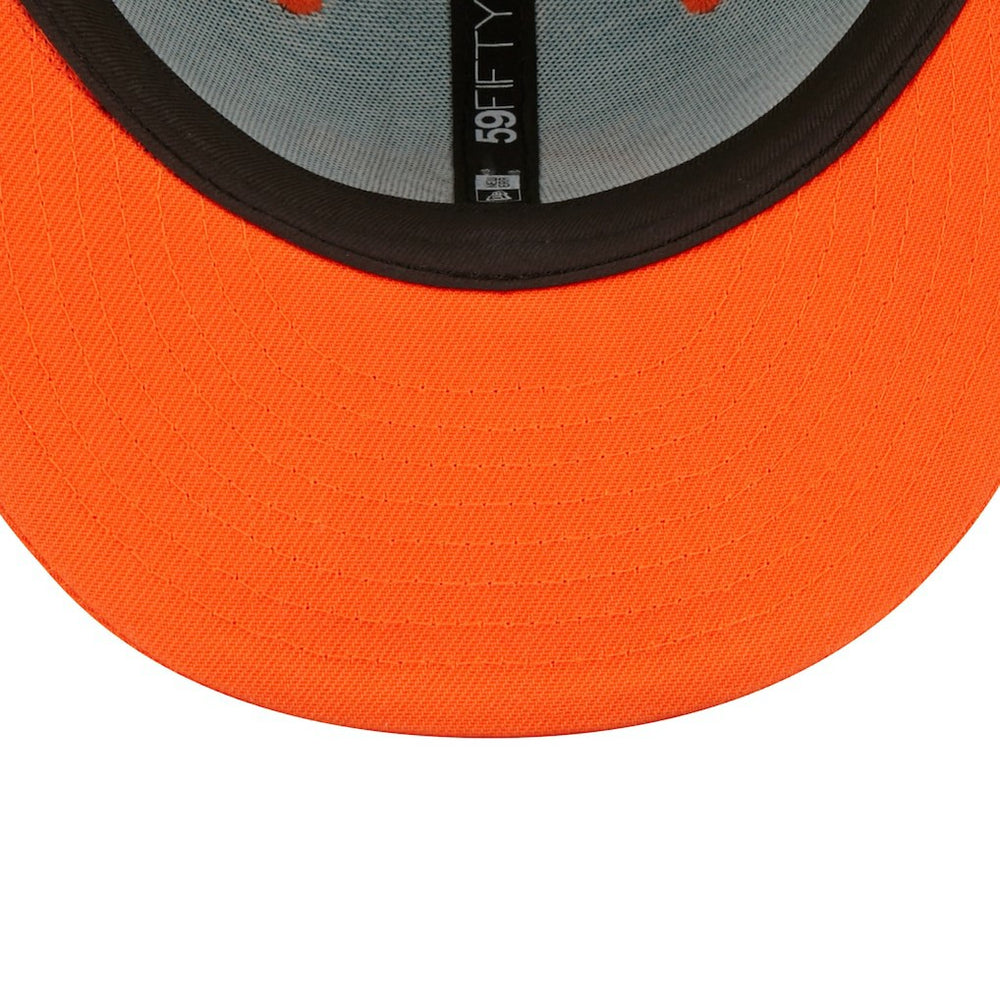 Miami Dolphins New Era Flipside 2Tone 59FIFTY Fitted Hat - Aqua/Orange - NFL