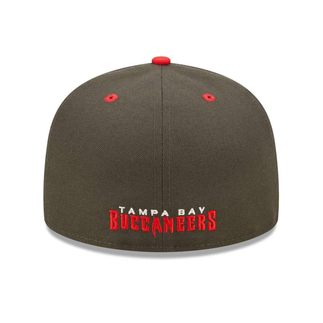 Tampa Bay Buccaneers New Era Flipside 2Tone 59FIFTY Fitted Hat - Pewter/Red - NFL