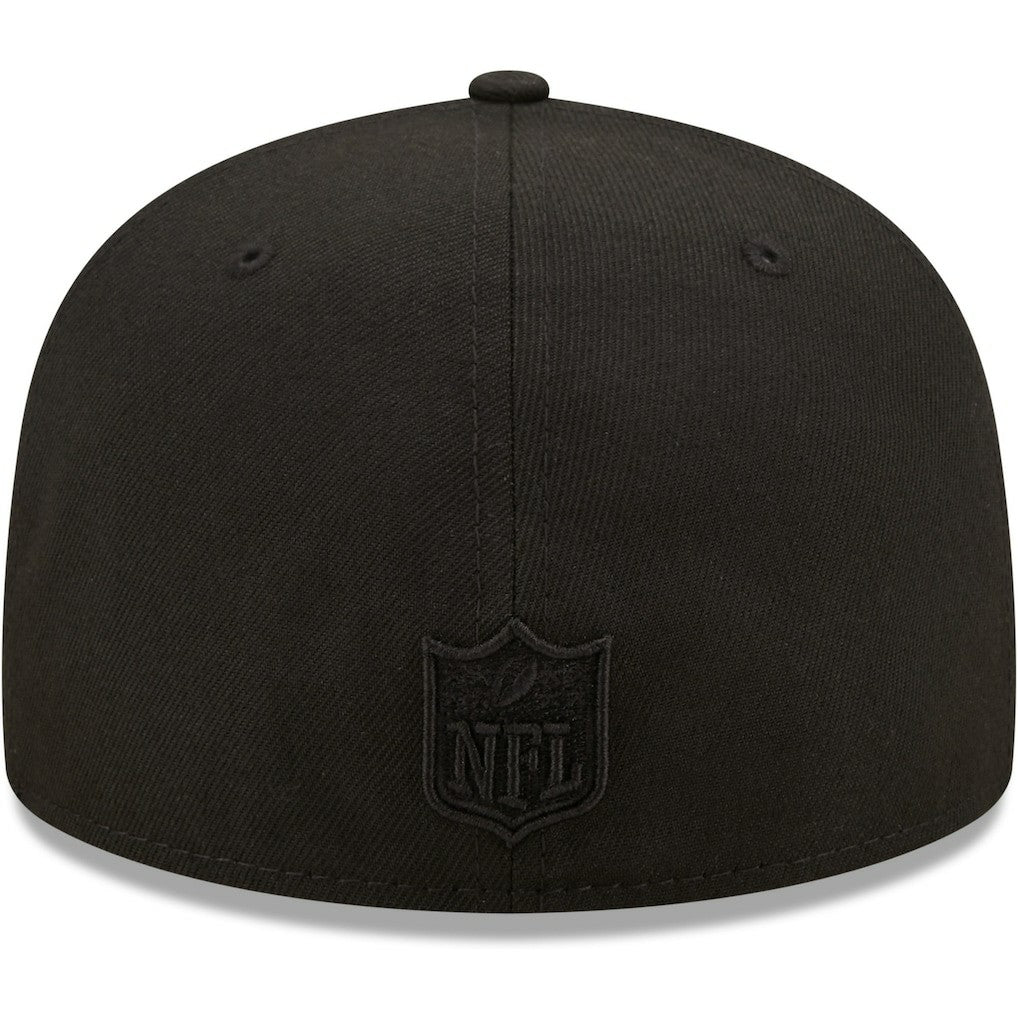 Atlanta Falcons New Era Team Black on Black Alternate 59FIFTY Fitted Hat - NFL