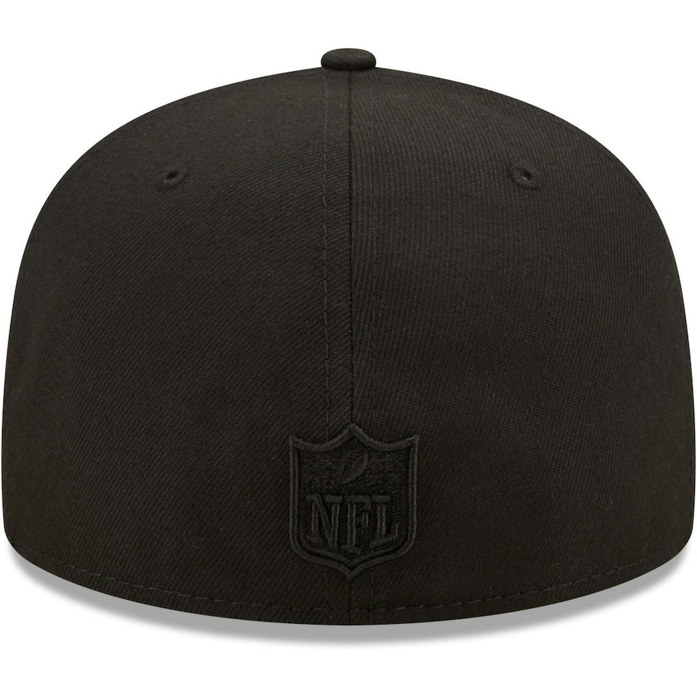 Atlanta Falcons New Era Team Black on Black Alternate 59FIFTY Fitted Hat - NFL