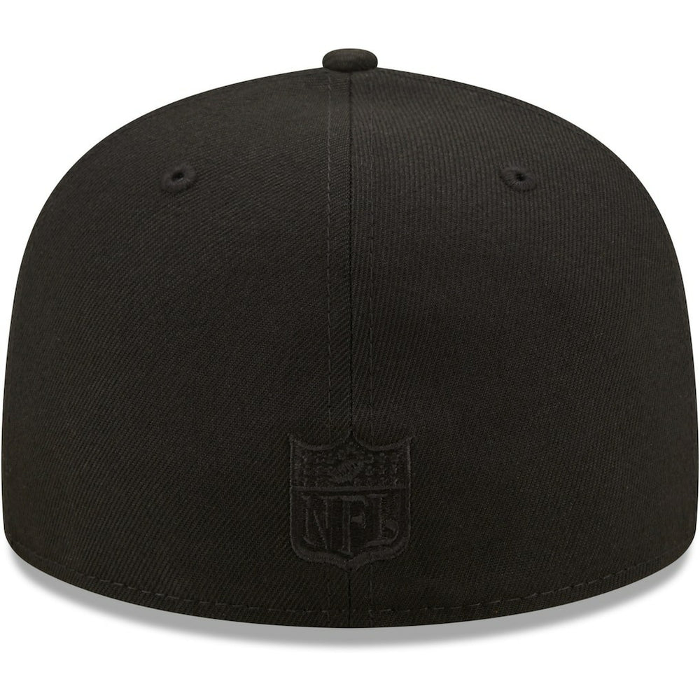 Cleveland Browns New Era Team Black on Black Alternate Logo 59FIFTY Fitted Hat - NFL