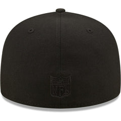 Cleveland Browns New Era Team Black on Black Alternate Logo 59FIFTY Fitted Hat - NFL