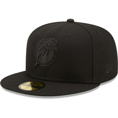 Miami Dolphins New Era Team Black on Black Alternate Logo 59FIFTY Fitted Hat - NFL